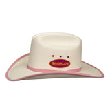 Cheyenne - Kids Pink Trim Western Hat