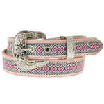 Ladies & Girls - Aztec Style Western Belts 1"