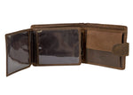 Wallet - Leather - Longhorn Brown Hair On - Square