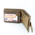 Mens Leather Distressed Wallet - Tri Fold - Steerhead