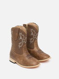 Baxter - Junior Western Toddler Boots - Midnight Blue