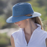 Evoke - Caroline Polyester Fedora Hat - Niagara