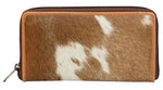 Front Zipper Cowhide Wallet – AUSTIN