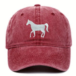 Horse Embroidered Baseball Cap / Hat