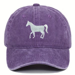 Horse Embroidered Baseball Cap / Hat