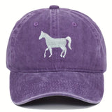 Horse Embroidered Baseball Cap / Hat