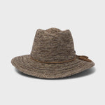 Evoke - Caroline Polyester Fedora Hat - Light Brown