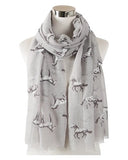 Ladies Horse Print Scalf