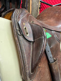 Second Hand - Leather Stock Saddle 17" - No.14