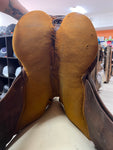 Second Hand - Leather Stock Saddle 17" - No.14