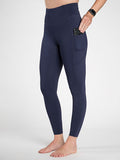 Pippa Pro - Navy Horse Riding Tights with Phone Pockets