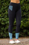 Bare - Performance Riding Tights - Neon Blue