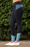 Bare - Performance Riding Tights - Neon Blue