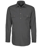 Mens Pilbara Closed Front 3/4 button - L/S Shirt - Colours 2