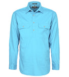 Mens Pilbara Closed Front 3/4 button - L/S Shirt - Colours 2