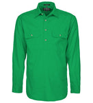 Mens Pilbara Closed Front 3/4 button L/S Shirt - Colours 1