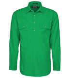 Mens Pilbara Closed Front 3/4 button L/S Shirt - Colours 1