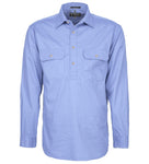 Mens Pilbara Closed Front 3/4 button L/S Shirt - Colours 1