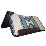 Fort Worth - Contoured Western Saddle Pad - Turquoise