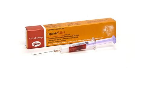 Zoetis Eqyivac 2IN1 1ml Syringe - Tetanus & Strangles Vaccine