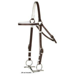 Horse Sense - Barcoo Bridle Head - Nickel Plated Fittings