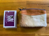 Florida - Card and Change Cowhide Purse