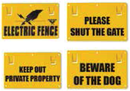 Thunderbird - Keep Out Sign