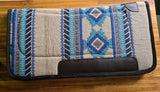 Fort Worth - Contoured Western Saddle Pad - Turquoise