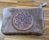 Kelley Heaney Designs - Cowhide Mandala Purse