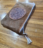 Kelley Heaney Designs - Cowhide Mandala Purse