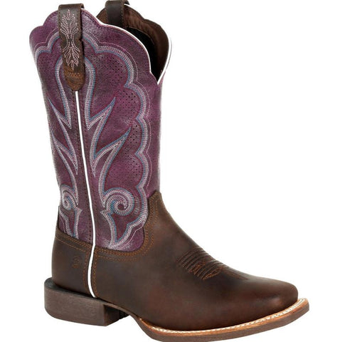 Durango Lady Rebel Pro Women's Ventilated Plum Western Boot