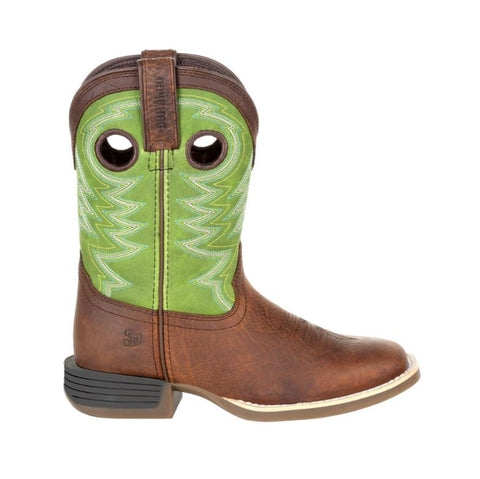 Durango Lil' Rebel Pro Little Kid's Lime Western Boot