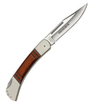 Excalibur Palace Wooden Handle 3.5" Clip Point Folding Knife