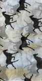 Horse print scarf