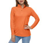 SunSafe UPF 50+ Horse Riding L/S - Orange Range