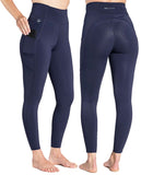 Pippa Pro - Navy Horse Riding Tights with Phone Pockets