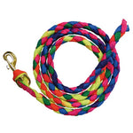 Bambino Hand Braided Rainbow Poly Lead Rope