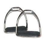 Eureka - Chrome Plated Stirrup Irons with Treads