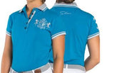 Lindelle · Teal Equestrian Polo Shirt