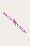 Ringers Western - Large Long Die Cut Sticker