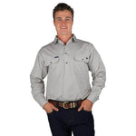 Ringers Western - King River Mens Half Button Work Shirt