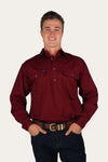 Ringers Western - King River Mens Half Button Work Shirt